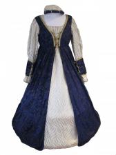Ladies Medieval Tudor Costume And Headdress Size 14 - 18